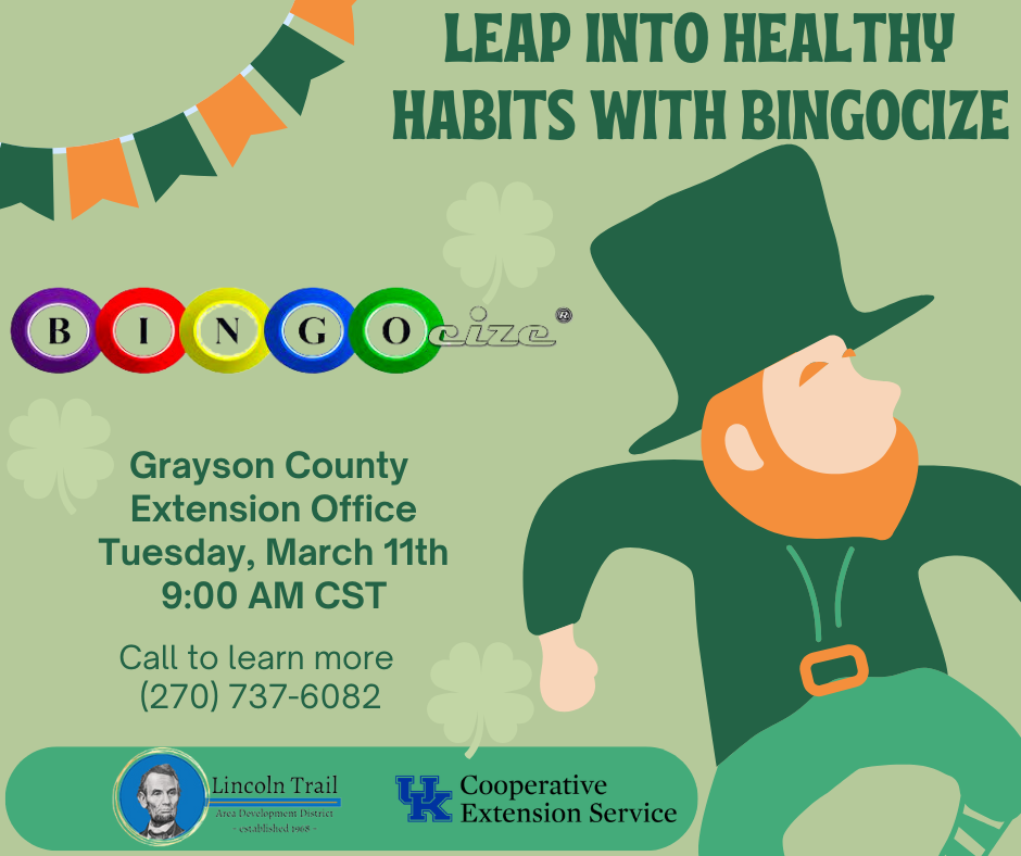 leap into healthy habits with bingocize march 11