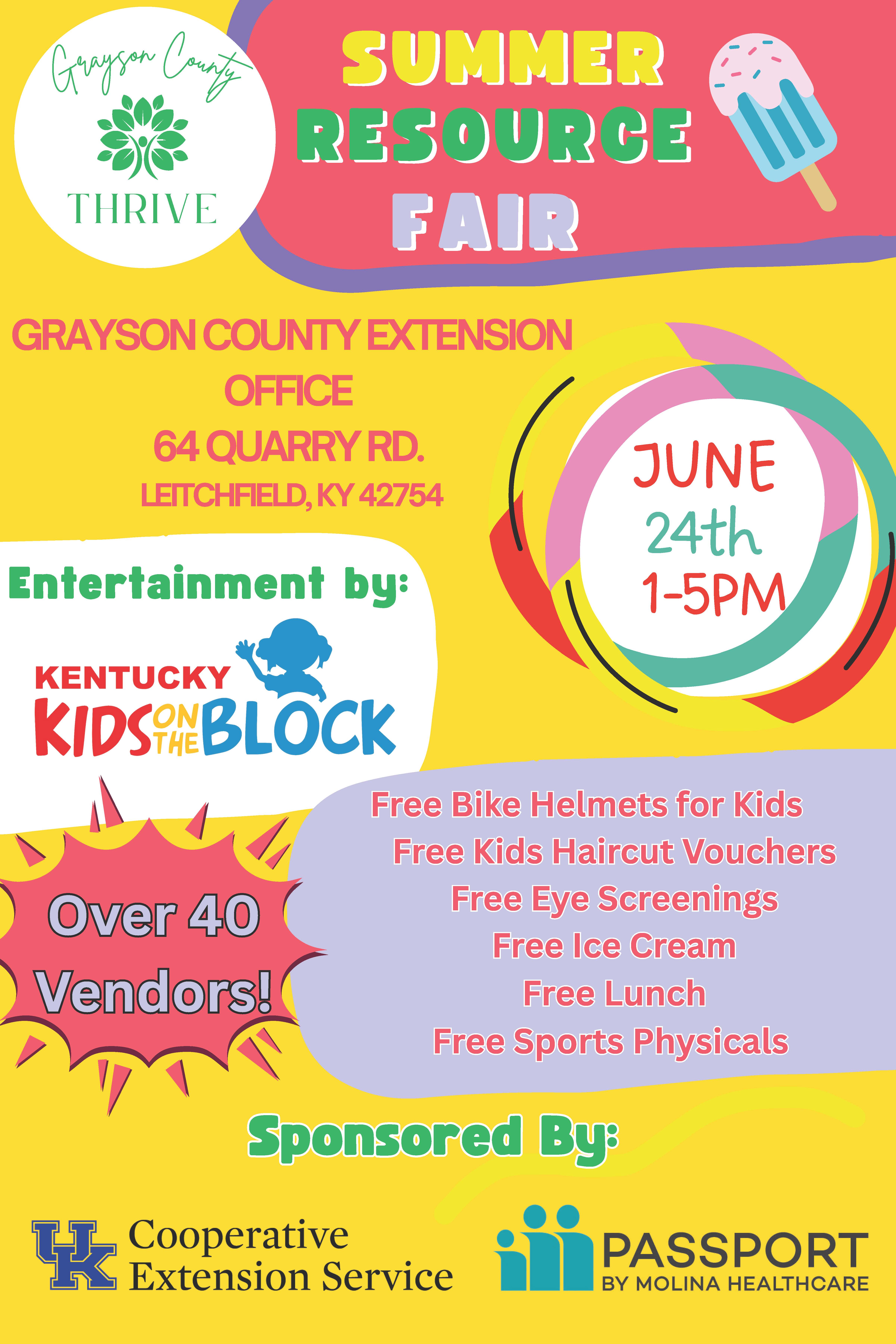 resource fair flier