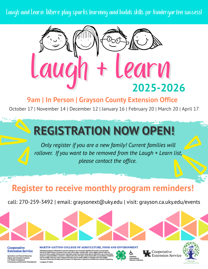 Laugh and Learn Play Date flyer