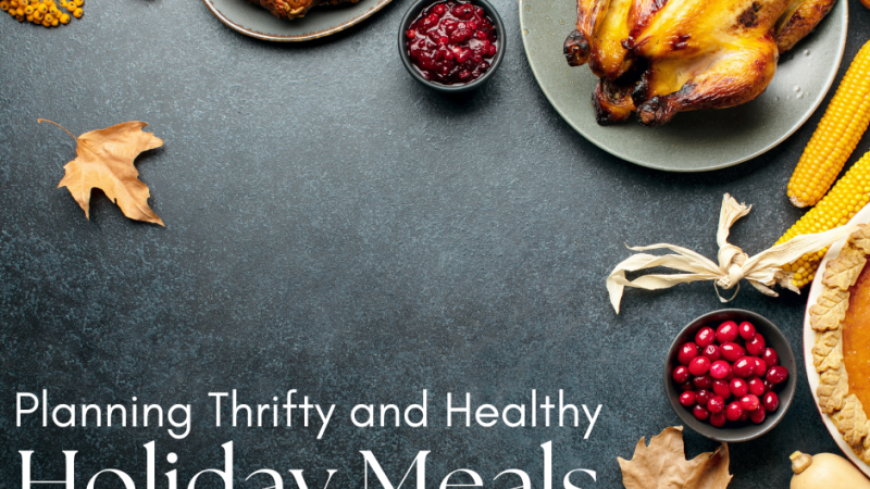 planning thrifty and healthy holiday meals